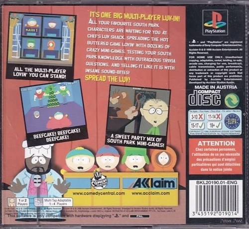 South Park Chefs Luv Shack - PS1 (B Grade) (Genbrug)